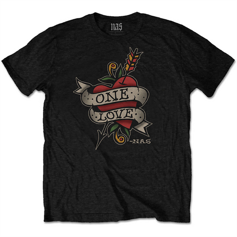 NAS - LOVE TATTOO - UNISEX - (L) - T-SHIRT