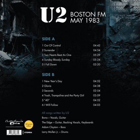 U2 - BOSTON FM (LP - 1983)