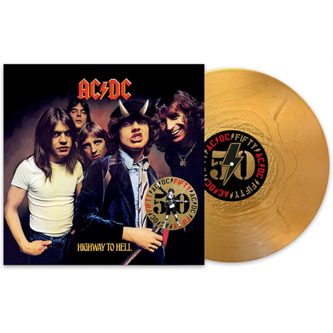 AC/DC - HIGHWAY TO HELL (LP - 50th ac/dc ann | gold | rem24 - 1979)