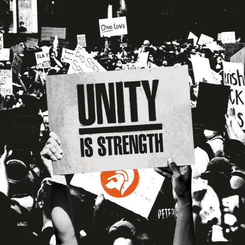 UNITY IS STRENGTH - ARTISTI VARI - UNITY IS STRENGTH (2LP - arancione - 2022)