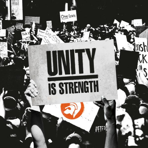 UNITY IS STRENGTH - ARTISTI VARI - UNITY IS STRENGTH (2LP - ARANCIONE - 2022)