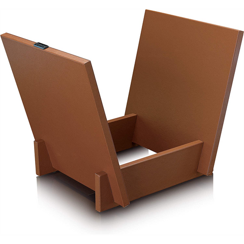 LENCO - ACCESSORI VINILE - RACCOGLITORE LP - FINITURA IN PELLE / 40 DISCHI