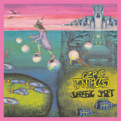 OZRIC TENTACLES - JURASSIC SHIFT (LP - pink vinyl - 1993)