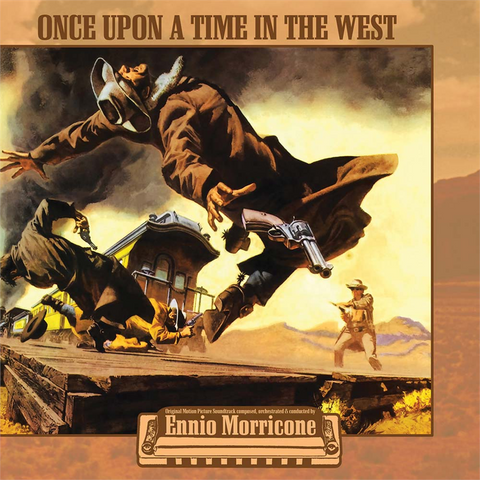 ENNIO MORRICONE - C'ERA UNA VOLTA IL WEST (LP - TRANSPARENT - 1968)