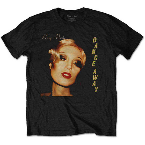 ROXY MUSIC - DANCE AWAY ALBUM - NERO - (L) - TSHIRT