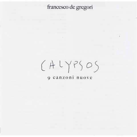 FRANCESCO DE GREGORI - CALYPSOS (LP - rem23 - 2006)
