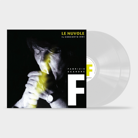FABRIZIO DE ANDRE' - LE NUVOLE + IL CONCERTO 1991 (2LP - TRASPARENTE - 2023)