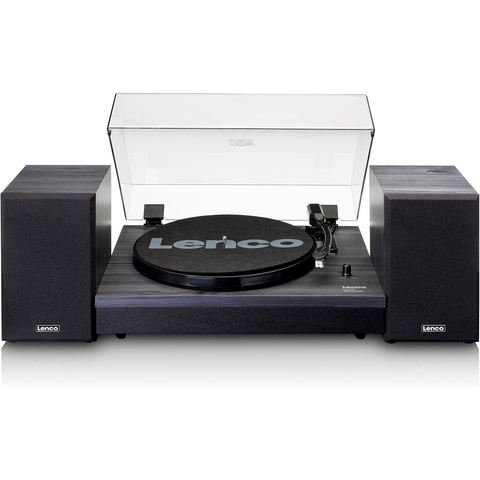LENCO - GIRADISCHI - LENCO LS-301 BLACK | GIRADISCHI CON CASSE INTEGRATE | BLUETHOOTH | COLORE NERO