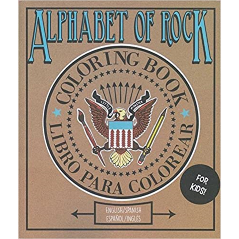 LITTLE MONSTER - LIBRO - ALPHABET OF ROCK - ALPHABET OF ROCK - libro da colorare