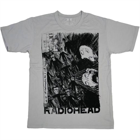 RADIOHEAD - SCRIBBLE - Grigio