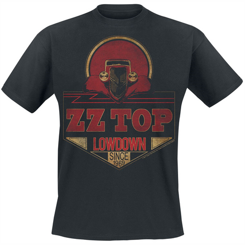 ZZ-TOP - LOWDOWN - Nero - (L) - T-Shirt