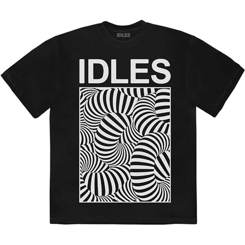 IDLES - PSYCH TUBES - NERO - (M) - TSHIRT