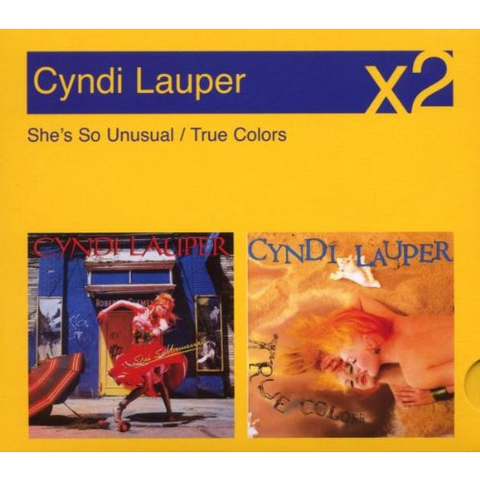 CYNDI LAUPER - SHE'S SO UNUSUAL + TRUE COLORS (2CD1)