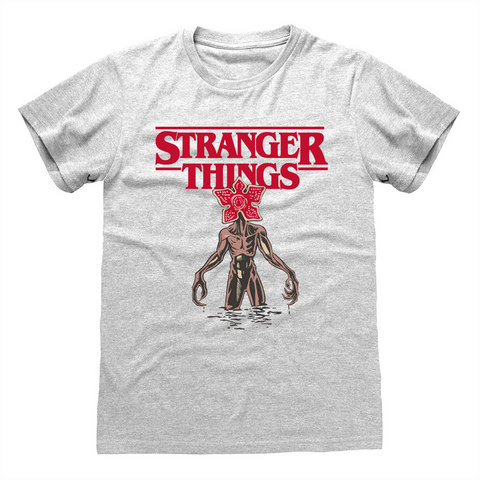 STRANGER THINGS - DEMOGORGON - grigio - L - t-shirt