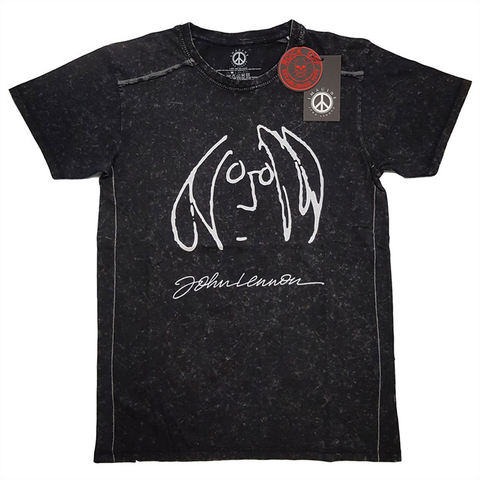 JOHN LENNON - SELF PORTRAIT SNOW WASH - nero - M - t-shirt