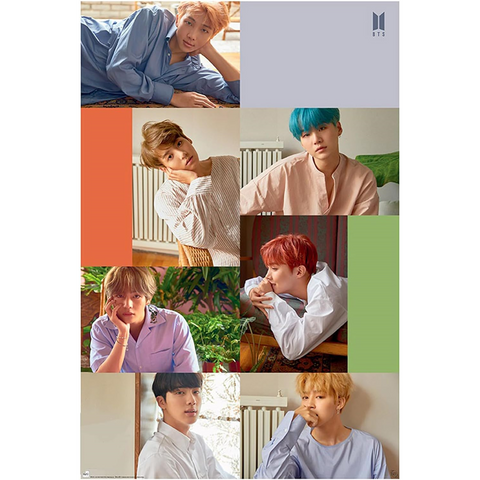 BT21 - GROUP COLLAGE - poster - 826 - 61x91.5cm