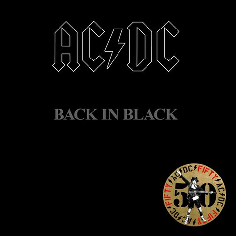 AC/DC - BACK IN BLACK (LP - 50th ac/dc ann | gold | rem24 - 1980)
