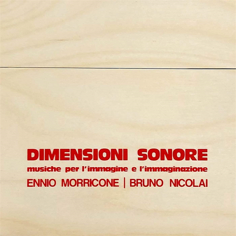 MORRICONE /Â NICOLAI - DIMENSIONI SONORE (10cd mini replica | 80 pg book | scatola legno)