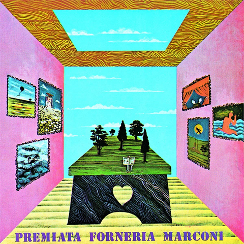 PREMIATA FORNERIA MARCONI (P.F.M.) - PER UN AMICO (LP - arancione splatter | rem22 - 1972)