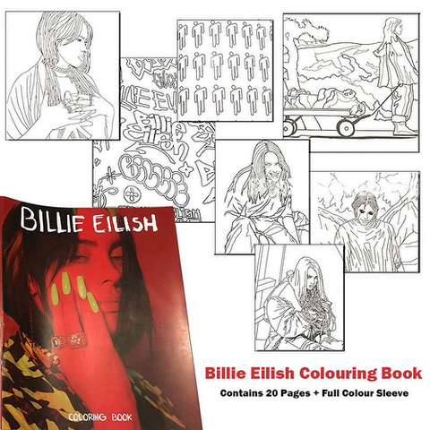 BILLIE EILISH - BILLIE COLOURING BOOK - LIBRO DA COLORARE