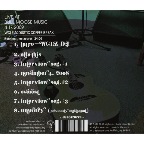 ANI DIFRANCO - LIVE AT BULL MOOSE ‘99 (2010 - mini album)