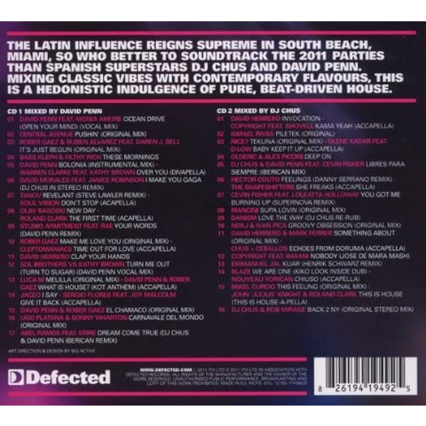 DEFECTED IN THE HOUSE MIAMI 11-V/A - IN THE HOUSE: MIAMI 11 (2011 - 2CD | MIXED)