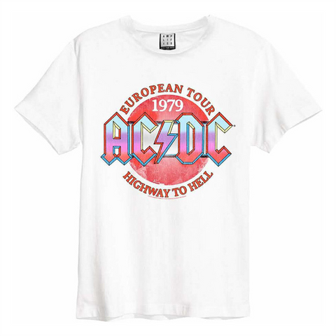 AC/DC - VINTAGE '79 - BIANCO - (L) - T-SHIRT - AMPLIFIED