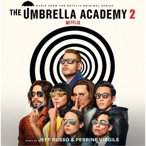 THE UMBRELLA ACADEMY - SOUNDTRACK - THE UMBRELLA ACADEMY 2 (LP - black&white - 2021)