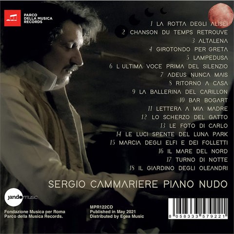 SERGIO CAMMARIERE - PIANO NUDO (2021 - digipak)