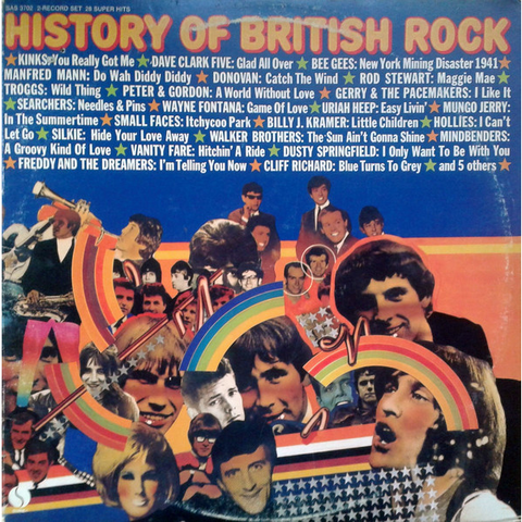 ARTISTI VARI - HISTORY OF BRITISH ROCK (2LP - usato - 1974)