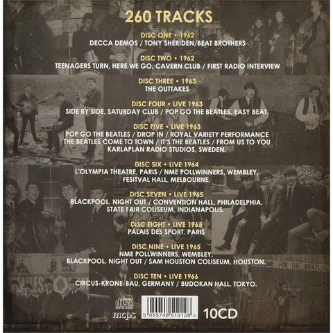 THE BEATLES - ROCK N’ ROLL MUSIC: LIVE AND RARE ‘62-’66 (2018 – 10CD)