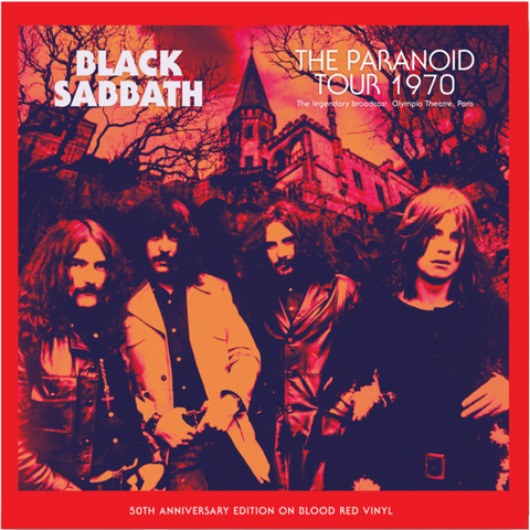 BLACK SABBATH - THE PARANOID TOUR 1970 (LP - blood red vinyl)