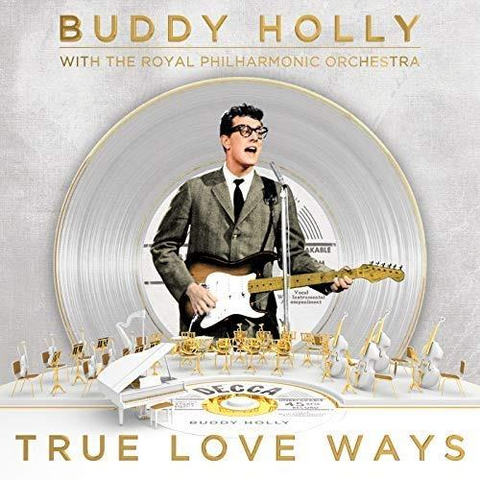 BUDDY HOLLY & THE ROYAL PHILARMONIC ORCHESTRA - TRUE LOVE WAYS (LP - COLORATO | REM24 - 1989)