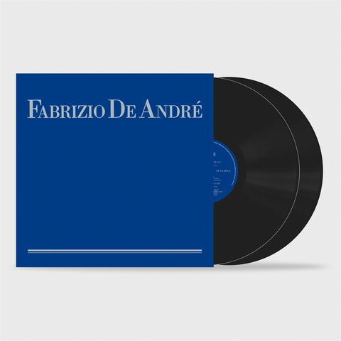 FABRZIO DE ANDRE' - FABRIZIO DE ANDRE': antologia blu (2LP - best of | rem24 - 1986)