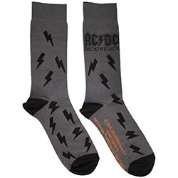 AC/DC - BACK IN BLACK BOLTS - CALZINI / TAGLIA 40-45