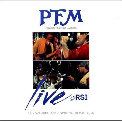 PREMIATA FORNERIA MARCONI (P.F.M.) - PFM LIVE @ RSI [1980] (2024 - CD+DVD)