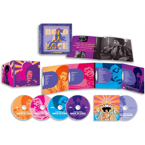 JIMI HENDRIX - BOLD AS LOVE (1967 - 4CD+BLURAY | REM25)