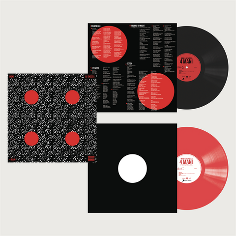 INOKI & DJ SCHOCCA - 4MANI (2LP VINILE COLORATO ROSSO E NERO - 2022)