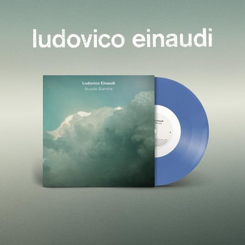 LUDOVICO EINAUDI - NUVOLE BIANCHE (7'' - BLU | LTD ED | REM23 - 2003)