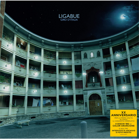 LIGABUE - GIRO D'ITALIA (4LP - arancione | live semi-acustico | rem23 - 2003)
