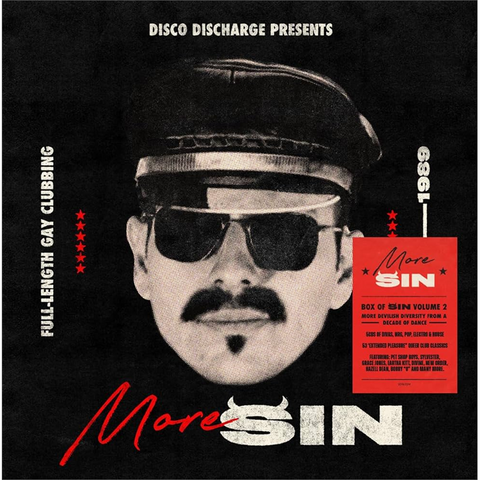 DISCO DISCHARGE - ARTISTI VARI - MORE SIN / BOX OF SIN 2: FULL LENGHT GAY CLUBBING 1980-1989 (4LP - 2025)