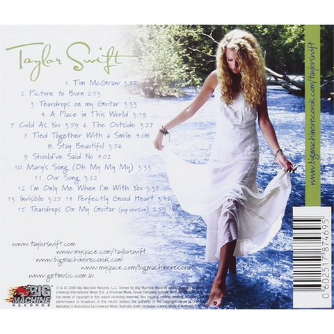 TAYLOR SWIFT - TAYLOR SWIFT (2006 - REM'09)