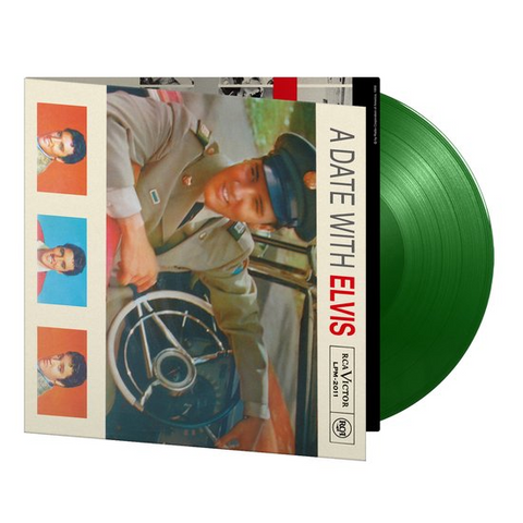 ELVIS PRESLEY - A DATE WITH ELVIS (LP - VERDE | REM'25 - 1959)