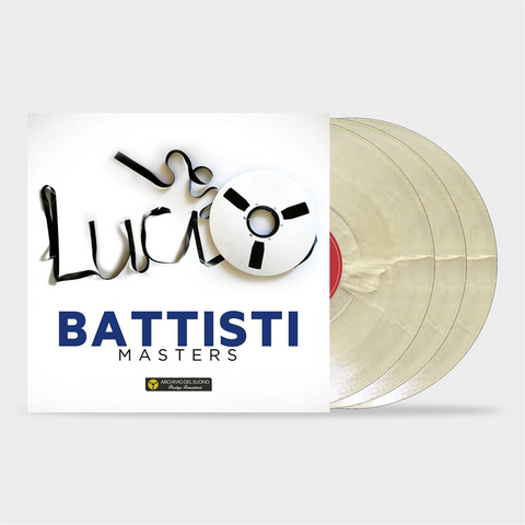 LUCIO BATTISTI - MASTERS (3LP - CLEAR MIX WHITE | COMPILATION - 2023)