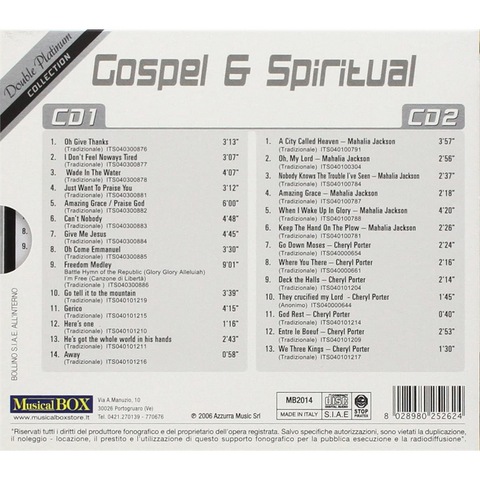ARTISTI VARI - GOSPEL & SPIRITUAL (2 CD)