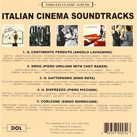 ITALIAN CINEMA SOUNDTRA - TIMELESS CLASSIC ALBUMS (5cd)