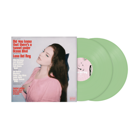 LANA DEL REY - DID YOU KNOW THERE'S A TUNNEL UNDER OCEAN BLVD (2LP - VERDE | ALT COVER | INDIE EXCL. - 2023)