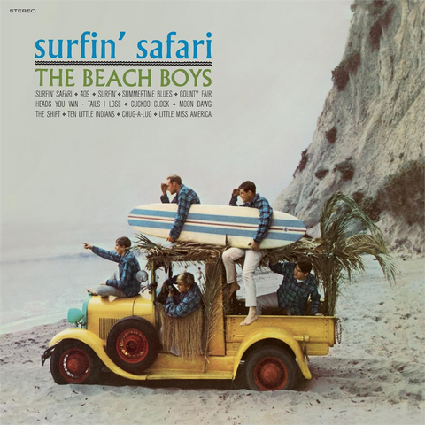 THE BEACH BOYS - SURFIN' SAFARI (LP - CLEAR | REM25 - 1962)