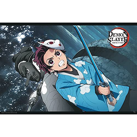 DEMON SLAYER - TANJIRO & URUKODAKI - 923 - POSTER