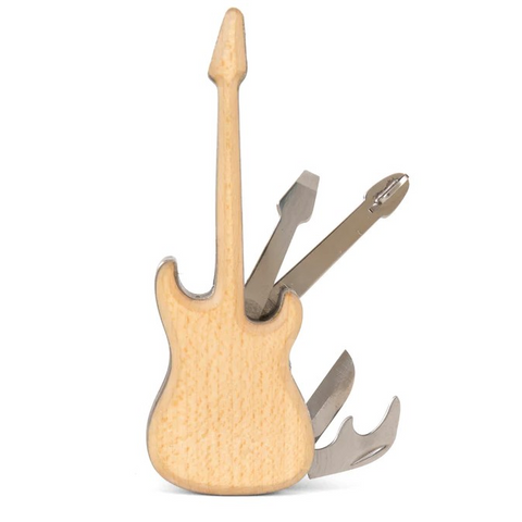 KIKKERLAND - MULTITOOL GUITAR - COLTELLINO MULTIUSO A FORMA DI CHITARRA